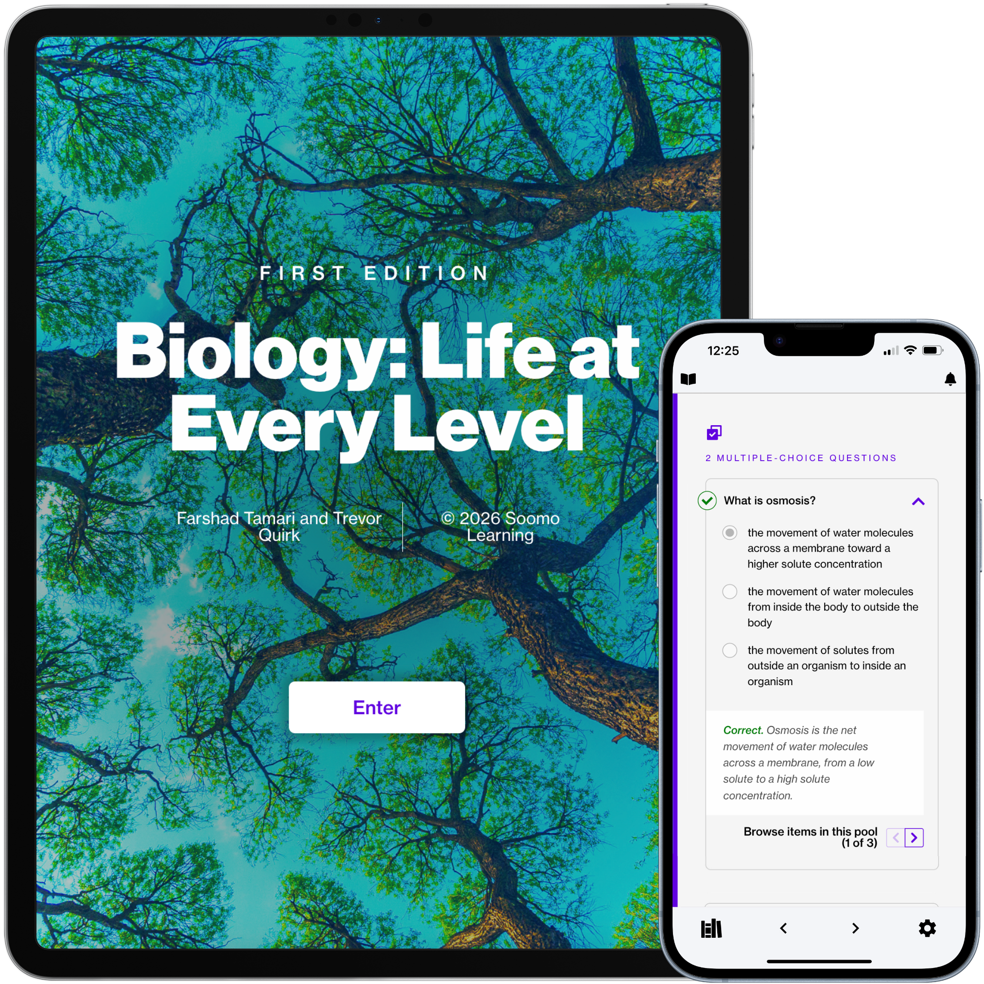 Biology webtext on ipad and phone v2