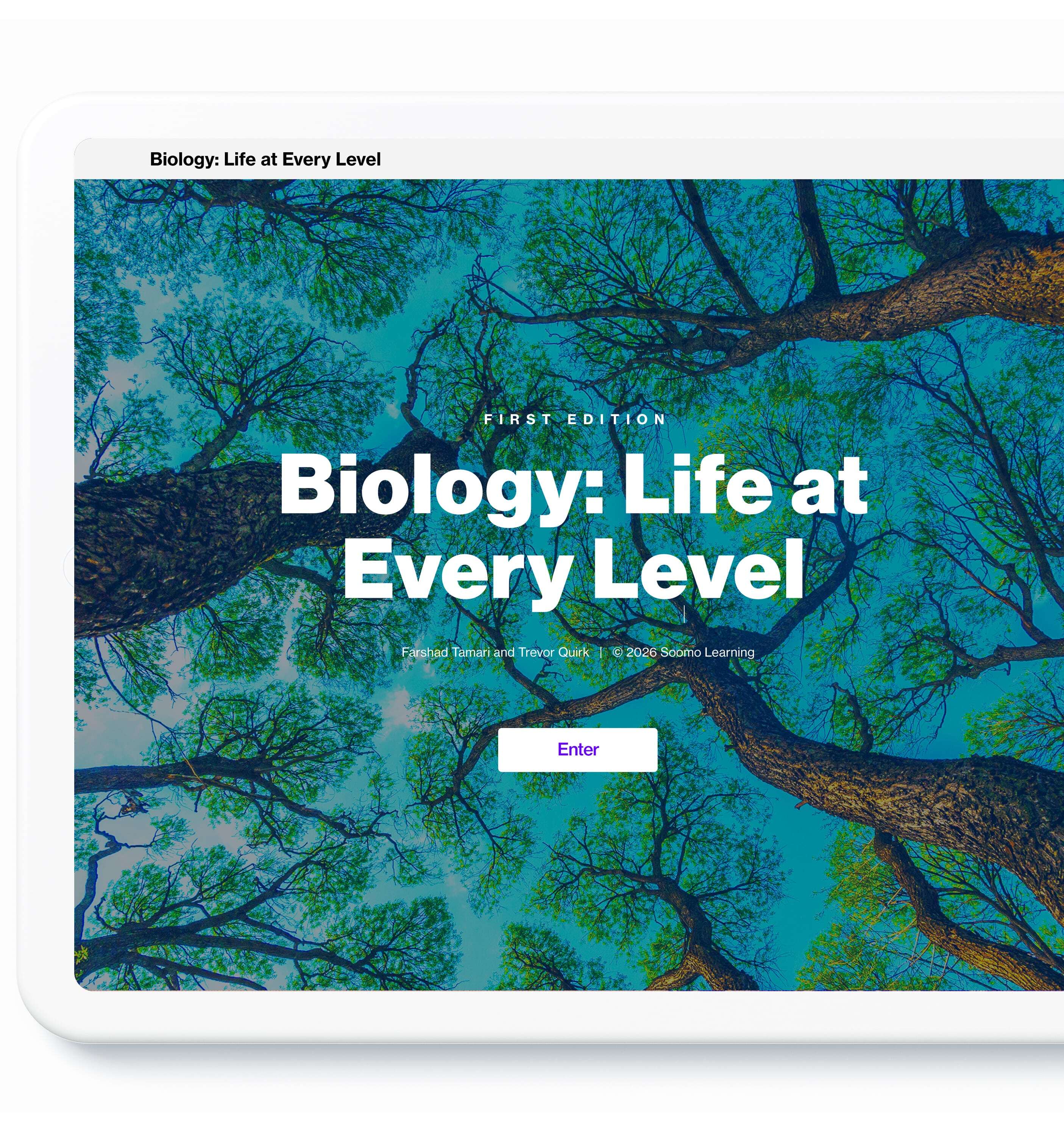 Biology Life At Every Level on tablet