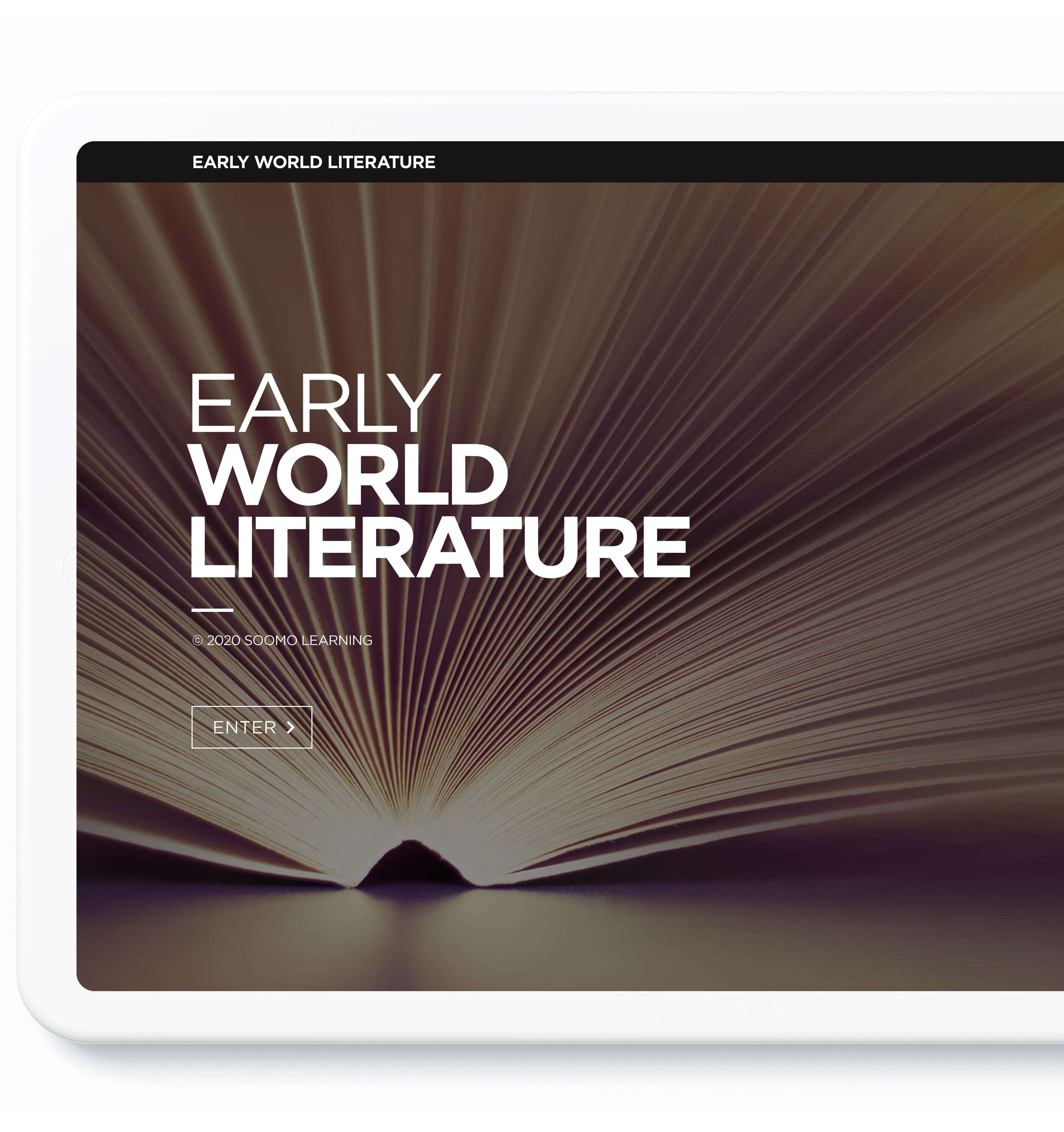 Early World Literature on tablet