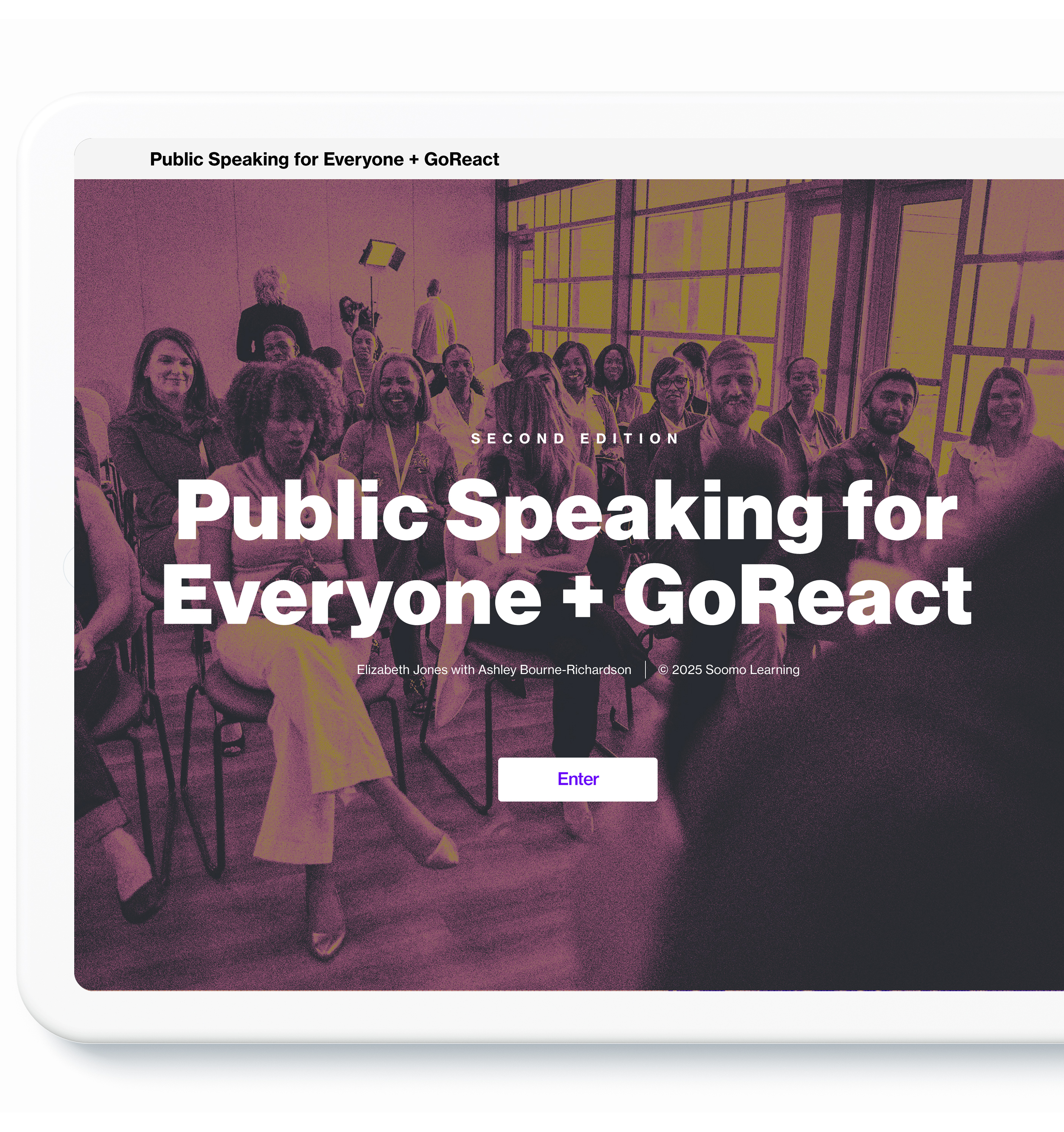 Public Speaking + GoReact ipad